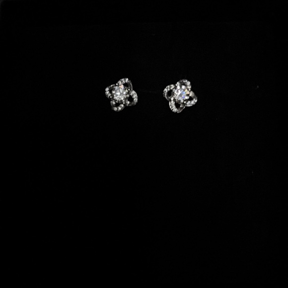 Clover Moissanite Studs